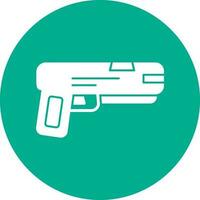 conception d'icône de vecteur de pistolet
