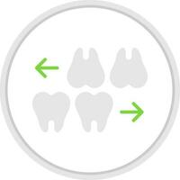 les dents vecteur icône conception