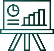 conception d'icône de vecteur de rapport d'activité