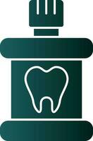 conception d'icône de vecteur de rince-bouche
