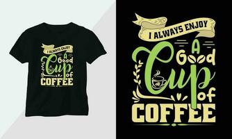 café amoureux T-shirt conception modèle vecteur impression prêt