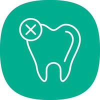 conception d'icône de vecteur de dents