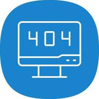 404 vecteur icône conception