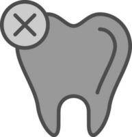 conception d'icône de vecteur de dents