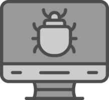 ordinateur punaise vecteur icône conception