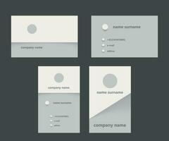 moderne affaires cartes ensemble sur foncé Contexte vecteur