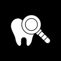 conception d'icône de vecteur de contrôle dentaire