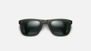 réaliste moderne des lunettes de soleil avec ombre vecteur