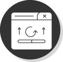 conception d'icône de vecteur de chargement