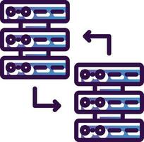 conception d'icône de vecteur de base de données