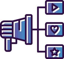 conception d'icône de vecteur de médias sociaux