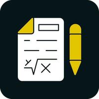 conception d'icônes vectorielles mathématiques vecteur