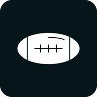 conception d'icône de vecteur de rugby
