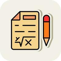 conception d'icônes vectorielles mathématiques vecteur