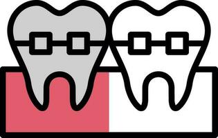 conception d'icône de vecteur de dents