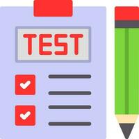 conception d'icône de vecteur de test