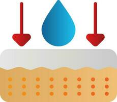 conception d'icônes vectorielles hydratantes vecteur