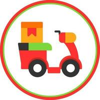 conception d'icône de vecteur de vélo de livraison