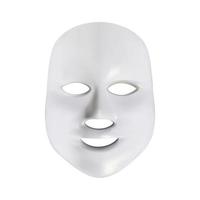 masque cosmétique led isolé sur blanc. gadget anti-vieillissement pour les soins à domicile. illustration vectorielle vecteur