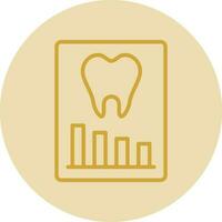 dentaire record vecteur icône conception