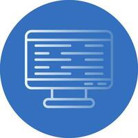 conception d'icône de vecteur d'écran de moniteur