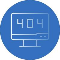 404 vecteur icône conception