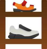 chaussure grille vecteur icône conception