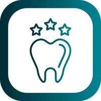 conception d'icône de vecteur de soins dentaires