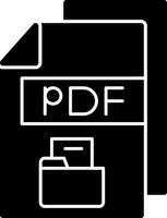 pdf vecteur icône conception