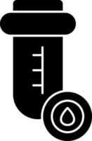 conception d'icône de vecteur de test pcr