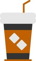 conception d'icône de vecteur de café froid