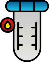 conception d'icône de vecteur de test pcr