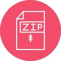 Zip *: français vecteur icône conception