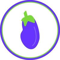 aubergine vecteur icône conception