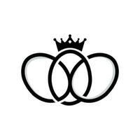 Oeuf logo conception, vecteur jardin ferme agriculture, Facile symbole modèle