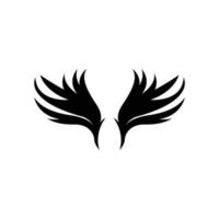 aile logo conception, vecteur Aigle faucon ailes, beauté en volant oiseau, illustration symbole
