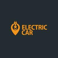 électrique voiture logo vecteur