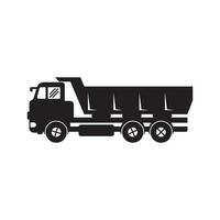 déverser un camion icône.vecteur illustration logo conception. vecteur