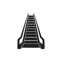 escalier mécanique icône logo symbole, illustration conception modèle. vecteur