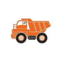 déverser un camion icône.vecteur illustration logo conception. vecteur