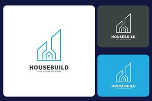 maison bâtiment logo conception modèle vecteur