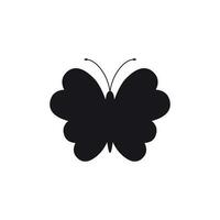 papillon vecteur icône. silhouette de une papillon illustration.