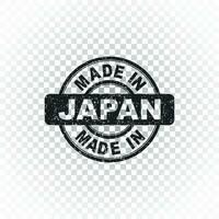 fabriqué dans Japon timbre. vecteur illustration sur isolé Contexte