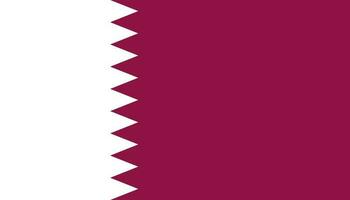 Qatar drapeau icône dans plat style. nationale signe vecteur illustration. politique affaires concept.