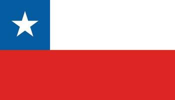 Chili drapeau icône dans plat style. nationale signe vecteur illustration. politique affaires concept.
