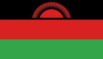 Malawi drapeau icône dans plat style. nationale signe vecteur illustration. politique affaires concept.