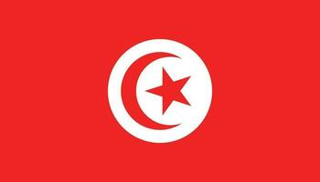 Tunisie drapeau icône dans plat style. nationale signe vecteur illustration. politique affaires concept.
