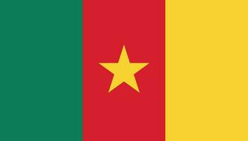 Cameroun drapeau icône dans plat style. nationale signe vecteur illustration. politique affaires concept.