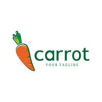 carotte illustration Créatif conception carotte agricole produit logo icône, carotte traitement, végétalien nourriture, Les agriculteurs marché, vecteur