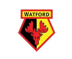 Watford club logo symbole premier ligue Football abstrait conception vecteur illustration